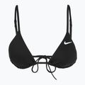 Horní díl plavek Nike Essential Triangle Bikini black