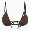 Horní díl plavek Nike Essential Triangle Bikini baroque brown