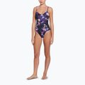 Dámské jednodílné plavky Nike Floral Blur V-Neck black 2