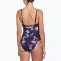 Dámské jednodílné plavky Nike Floral Blur V-Neck black 3
