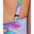 Dětské jednodílné plavky Nike Floral Blur V-Neck hydrangeas 5