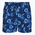 Pánské plavkové šortky Nike Multi Poppy Print 5" Volley midnight navy