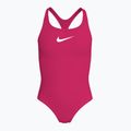 Dětské jednodílné plavky Nike Essential Racerback rush pink
