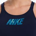 Dámské jednodílné plavky Nike Hydrastrong Logo Graphic Fastback midnight navy 4