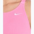 Dámské jednodílné plavky Nike Hydrastrong Solid pink glow 4