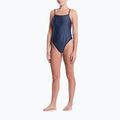 Dámské jednodílné plavky Nike Ocean Bound Ripple Texture Square Neck slate 2