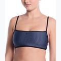 Horní díl plavek Nike Ripple Texture Bralette Classic Bikini slate
