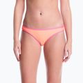 Spodní díl plavek Nike Ripple Texture Hipster Bikini pink glow