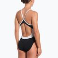 Dámské jednodílné plavky Nike Hydrastrong Fly black/white 3