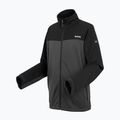 Pánská mikina  REGATT Highton Full Zip Midlayer ash/black 9
