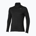 Pánské běžecké tričko Longsleeve Mizuno Tech Thermal Charge Breath Thermo Half Zip Long Sleeve Tee black