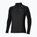Pánské běžecké tričko Longsleeve Mizuno Active Dryaeroflow Hybrid Long Sleeve Top Black