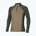 Pánské běžecké tričko Longsleeve Mizuno Active Dryaeroflow Hybrid Long Sleeve Top Forest Night