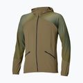 Pánská běžecká bunda Mizuno Active Alpha Hooded Jacket martini olive