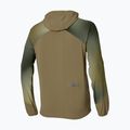 Pánská běžecká bunda Mizuno Active Alpha Hooded Jacket martini olive 2