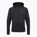 Pánská běžecká bunda Mizuno Active Warmalite Hybrid Full Zip Hooded Long Sleeve Top black
