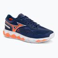 Pánské tenisové boty Mizuno Wave Enforce Tour 2 CC beacon blue/white/lava orange