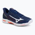 Pánské tenisové boty Mizuno Wave Exceed Tour 7 CC beacon blue/white/lava orange