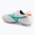Kopačky Mizuno Morelia II Elite FG white/arcadia/lava orange 3