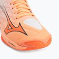 Volejbalové boty Mizuno Wave Lightning Elite Mid Flamingo Coral/Lava Orange/White 7