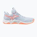 Dámské volejbalové boty Mizuno Wave Momentum Elite blue finch/white/lava orange
