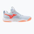 Dámské volejbalové boty Mizuno Wave Momentum Elite blue finch/white/lava orange 2
