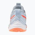 Dámské volejbalové boty Mizuno Wave Momentum Elite blue finch/white/lava orange 3
