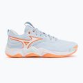 Dámské volejbalové boty Mizuno Wave Momentum Elite blue finch/white/lava orange 2