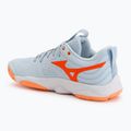 Dámské volejbalové boty Mizuno Wave Momentum Elite blue finch/white/lava orange 3