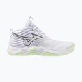 Dámské volejbalové boty Mizuno Wave Momentum Elite Mid white/balsam green/ambrosia