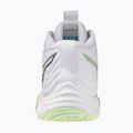 Dámské volejbalové boty Mizuno Wave Momentum Elite Mid white/balsam green/ambrosia 3