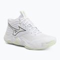 Dámské volejbalové boty Mizuno Wave Momentum Elite Mid white/balsam green/ambrosia
