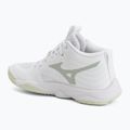 Dámské volejbalové boty Mizuno Wave Momentum Elite Mid white/balsam green/ambrosia 3