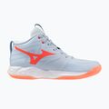 Dámské volejbalové boty Mizuno Wave Momentum Pro Mid blue finch/lava orange/flamingo coral 2