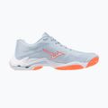 Dámské volejbalové boty Mizuno Wave Lightning Elite blue finch/white/lava orange 2