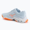 Dámské volejbalové boty Mizuno Wave Lightning Elite blue finch/white/lava orange 3
