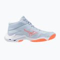 Dámské volejbalové boty Mizuno Wave Lightning Elite Mid blue finch/whitelava orange 2