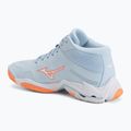 Dámské volejbalové boty Mizuno Wave Lightning Elite Mid blue finch/whitelava orange 3