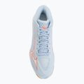 Dámské volejbalové boty Mizuno Wave Lightning Elite Mid blue finch/whitelava orange 5