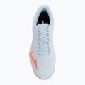 Dámské volejbalové boty Mizuno Wave Lightning Pro blue finch/lava orange/flamingo coral 5