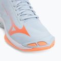 Dámské volejbalové boty Mizuno Wave Lightning Pro Mid blue finch/lava orange/flamingo coral 7