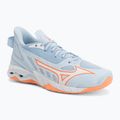 Dámské házenkářské boty Mizuno Wave Mirage 5 blue finch/white