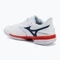 Pánské tenisové boty Mizuno Wave Exceed Court AC white/insignia blue/orange 3