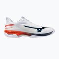 Pánské tenisové boty Mizuno Wave Exceed Court AC white/insignia blue/orange