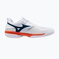 Pánské tenisové boty Mizuno Wave Exceed Court AC white/insignia blue/orange 2