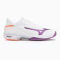 Dámské tenisové boty Mizuno Wave Exceed Court AC white/dahlia/lava orange 2