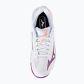 Dámské tenisové boty Mizuno Wave Exceed Court AC white/dahlia/lava orange 5