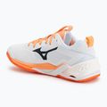 Házenkářské boty Mizuno Wave Stealth Neo 2.1 white/black/flamingo coral 3