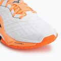 Házenkářské boty Mizuno Wave Stealth Neo 2.1 white/black/flamingo coral 7