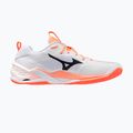Házenkářské boty Mizuno Wave Stealth Neo 2.1 white/black/flamingo coral 2